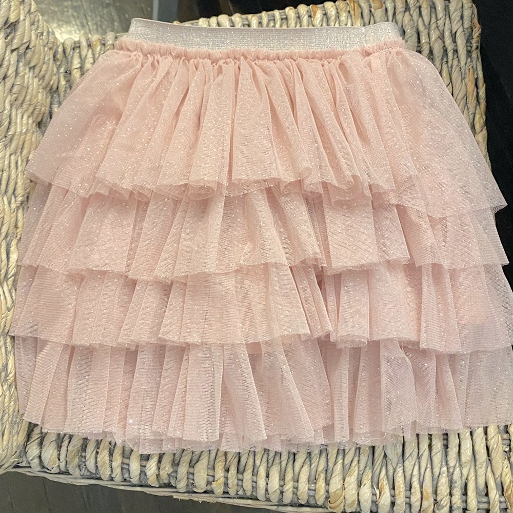 Zara kids, 4 tier, ruffle tulle skirt.